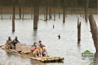 Best plantation resort in Thekkady - Bamboo Rafting